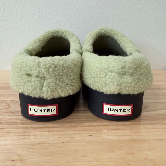 Hunter Gardener Black Fur Lined Waterproof Clogs Women's Size US 9 EU 40 - Picture 6 of 9